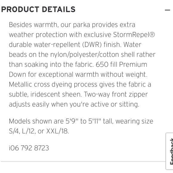 Eddie Bauer Black Down Fur Accent Puffer Coat - Picture 9 of 9